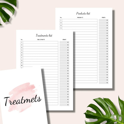 Esthetician Business Planner | Esthetician Planner |The Esthetic Suite